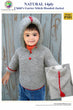 14Ply Child’s Garter Stitch Hooded Jacket Pattern