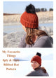 8ply Or 10ply Adult Ribbed Pom Pom Hat Pattern