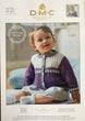 6761 DMC Girl’s Striped Cotton Cardigan Pattern. Level: Difficult