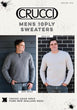 1916 Crucci Mens 10Ply Sweaters. Mens Henley and Mens Rib